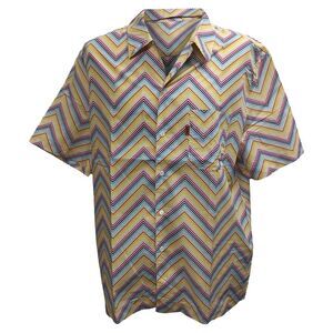 Missoni Zigzag-Print Shirt in Multicolor Cotton